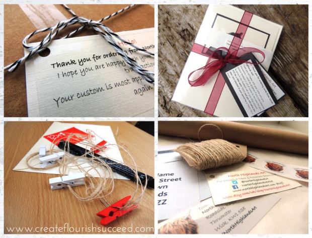 How to brand your packaging on a budget: 8 Creative tips for Etsy sellers. Use labels, ribbon and twine to spread your brand message to your packaging and display your care and attention to detail